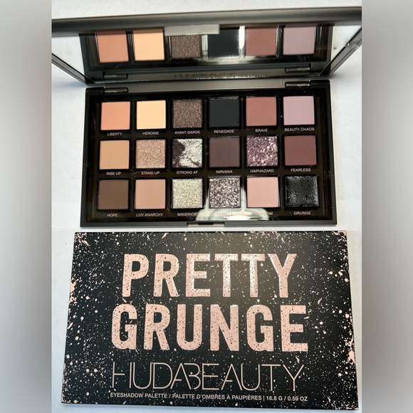NWT🌷Huda Beauty “Pretty Grunge Eyeshadow Palette”